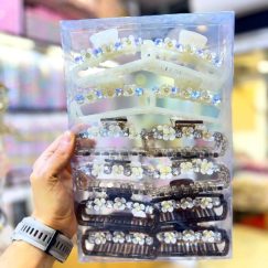 کلیپس مستطیل اعلا نگین‌دار