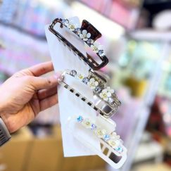 کلیپس مستطیل اعلا نگین‌دار