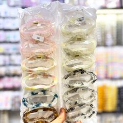 کلیپس دوتکه طرح سنگی‌(کد7355)