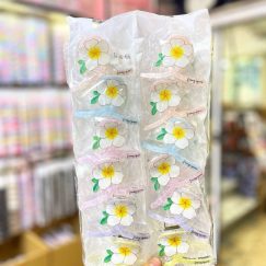 کلیپس دوتکه طرح گل (کد54869)